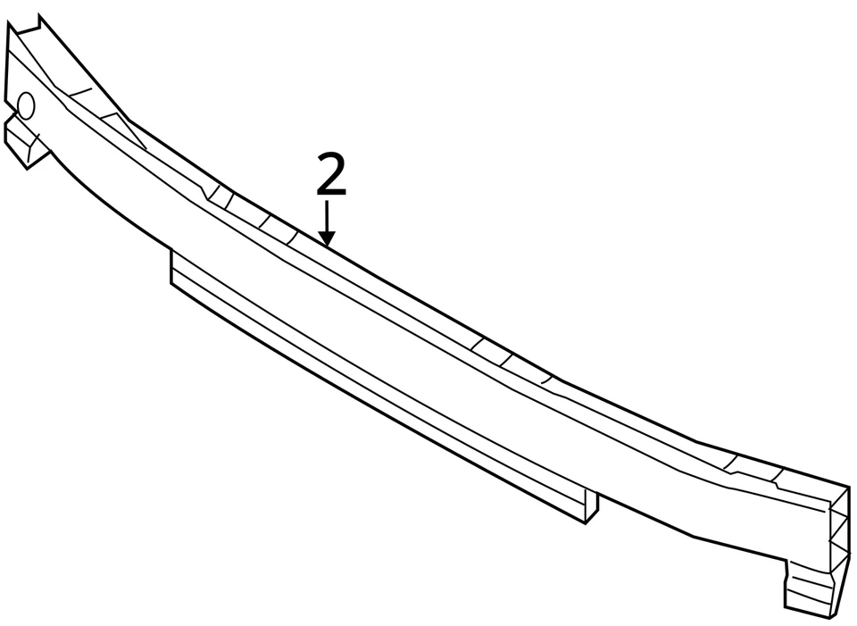 (SOLO RECOGIDA LOCAL) Refuerzo de parachoques delantero compatible con AUDI Q5 2048101 18-24 Foto 3 de 3