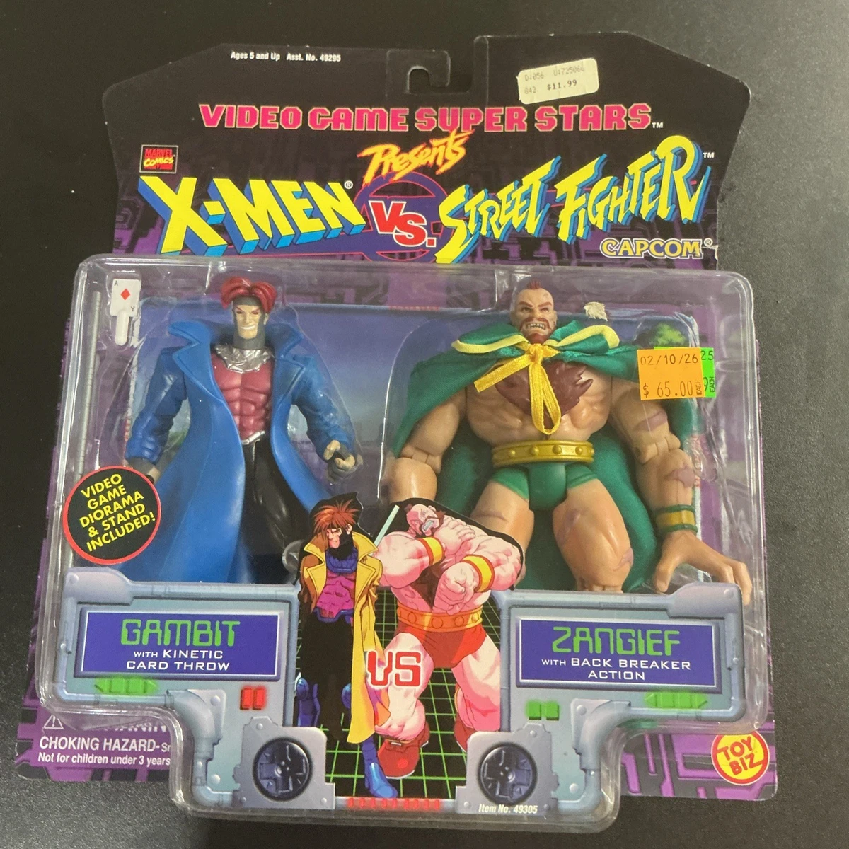 ToyBiz Street Fighter TV, Movie & Video Games Action Figures for