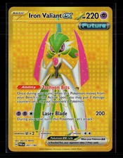 Pokemon 2023 Paradox Rift Iron Valiant EX HR #261/182 on eBay