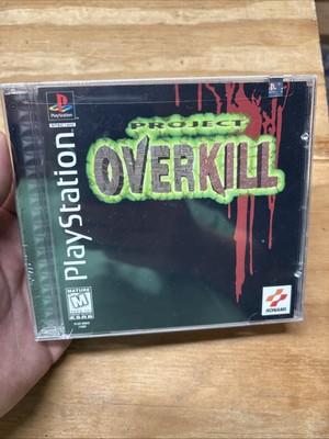 Project Overkill (Sony PlayStation 1, 1996) BRAND NEW FACTORY SEALED! SAFE SHIP!