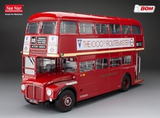 Sun Star 1:24 Routemaster Bus RM1000 "100 BXL" Red (2943) Limited Edition Die...