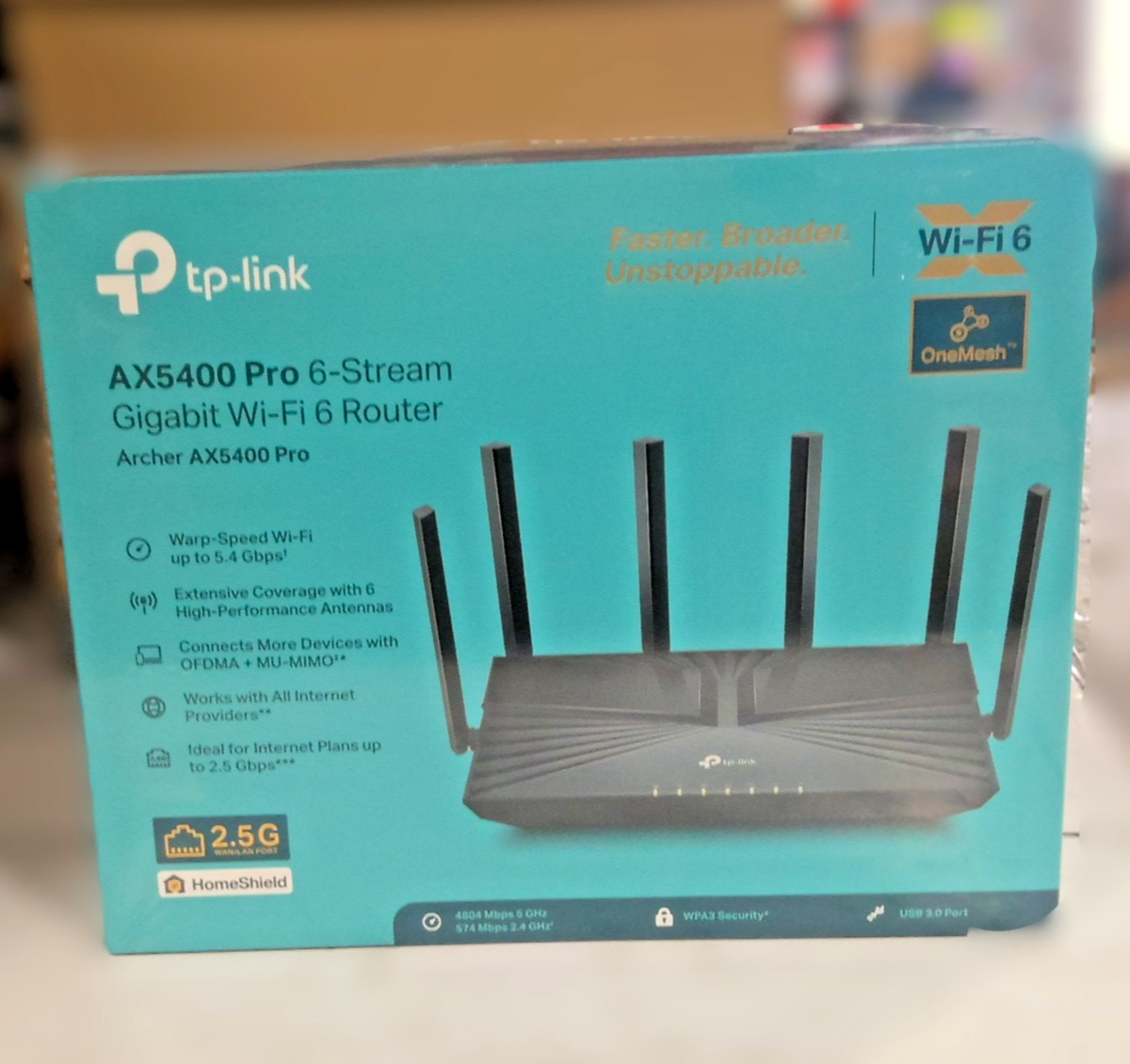 TP-Link Archer AX5400 Pro 6-Stream Gigabit Wi-Fi 6 Router | eBay