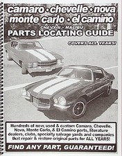 Find Any El Camino Or Chevelle Part With This Book - Directory Of Parts Dealers