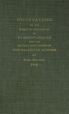 OBSERVATIONS ON THE SUBJECTS TREATED OF IN DR. SMITH'S By David Buchanan *Mint*