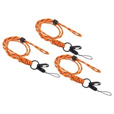 Lanyard Neck with Hook, 3pcs Long Adjustable Lanyard Badge, Orange