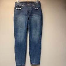 Lucky Brand Ava Skinny Jeans Womens 12/31 Blue Excellent Mid Rise Ankle Denim
