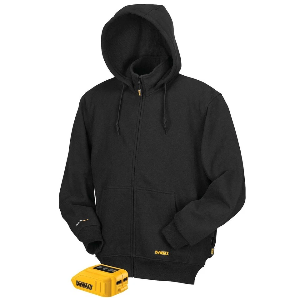 DEWALT DCHJ067B-XL 20V MAX SUDADERA CON CAPUCHA TÉRMICA - XL, negra nueva Foto 2 de 2