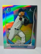 Alexander Guerrero Dodgers 2014 Bowman Chrome Refractor #'d 236/500 BCP106