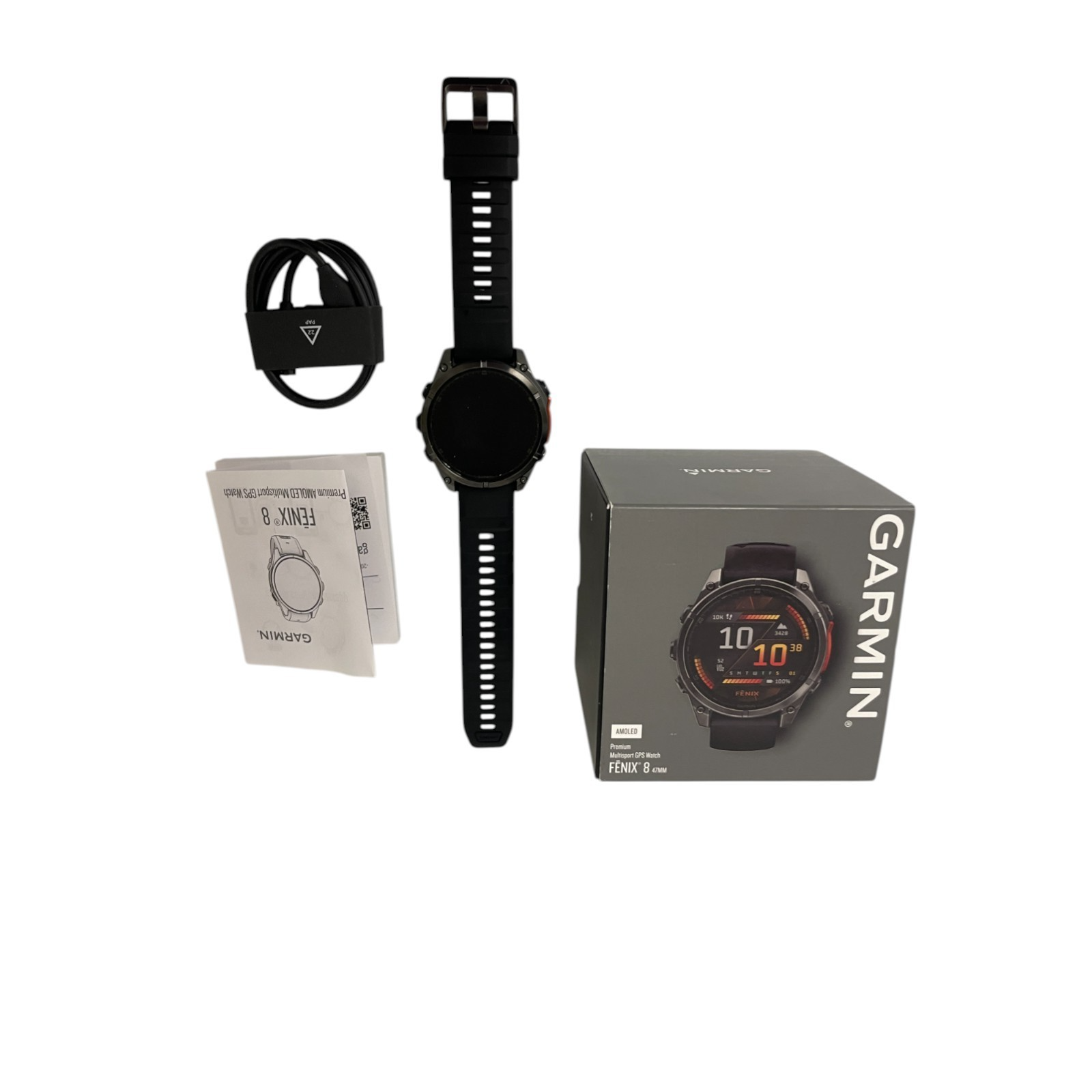 Garmin Fenix 8 Premium Multi-Sport GPS Smartwatch 47mm AMOLED Slate Gray