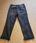 Silver Jeans Woman’s 29 Vintage Ankle Straight Distressed Fringe Raw Hem — photo 2