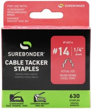 5 Pack - Round Cable Tack, #14, 1/4 In. - 14014