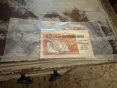 Ames Lettering Guide Metric Drafting Tool Template w/ Original Package