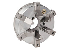 Quick-Clamp Self-Center Scroll Chuck - 3" Plain Mount