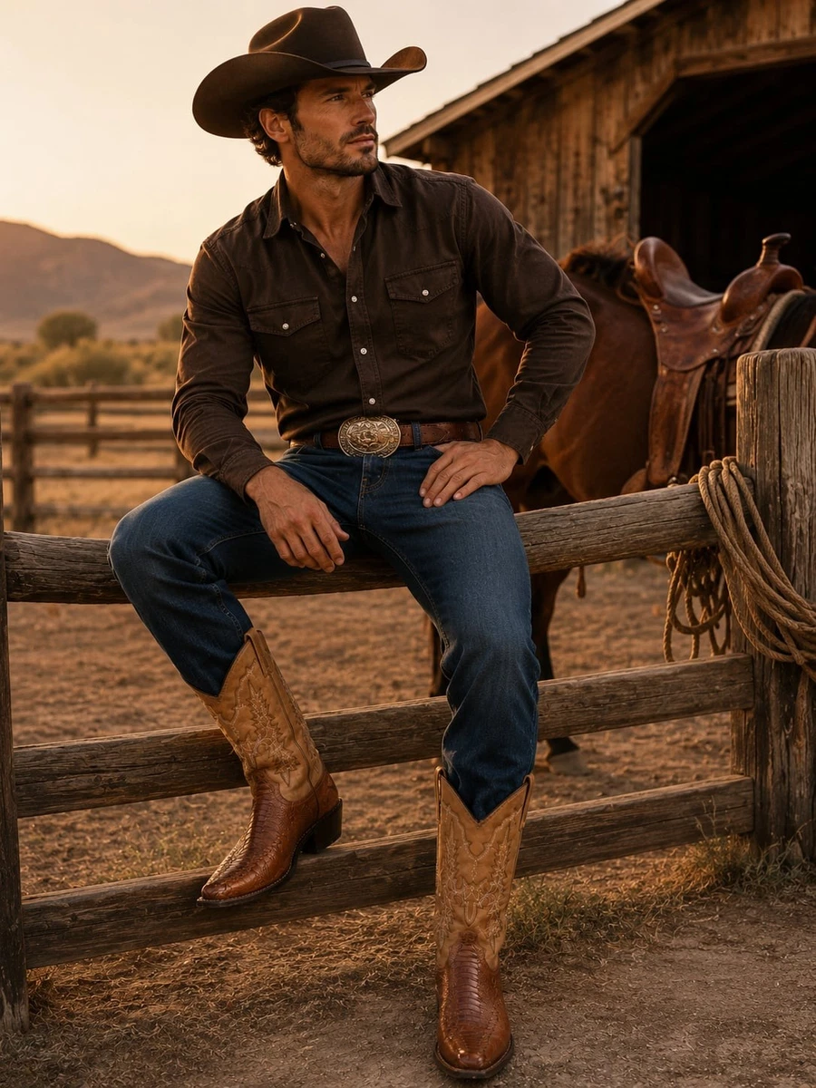 Jaca Cowboy Boots In Men's Boots for sale - eBay