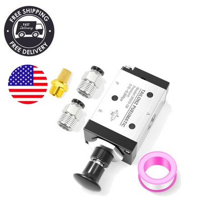 #ad #ad High Pressure 116 PSI 3 Way Air Control Valve 1 4quot; NPT Manual Lever Operated $31.99