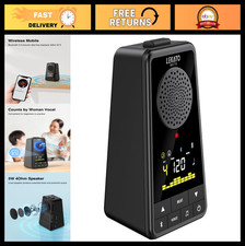 Portable Bluetooth Speaker Metronome for Guitar  Piano, Rechargeable 2-in-1 Dig
