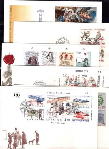 /// SWEDEN - 6 FDC - TRANSPORT - AVIATION - PLANES - BIRDS