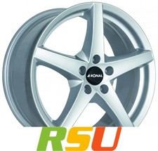 Ronal R41 silber 8x18" ET35 LK5 112 ML 76 Alufelgen 18 Zoll