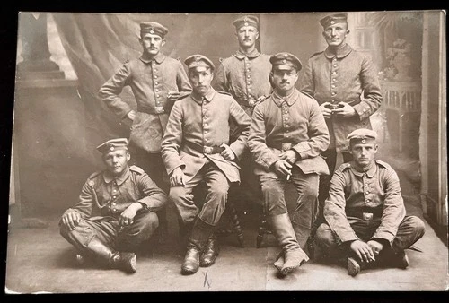 WW1 Postcard - 56th Infantry Division German Soldiers - RPPC - July 1915