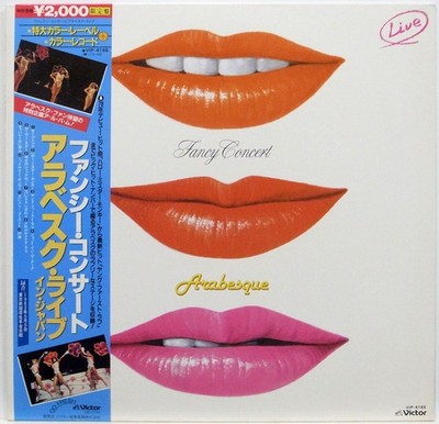 Arabesque / Fancy Concert LIVE IN JAPAN / VICTOR JAPAN OBI COLOR VINYL VIP-4165