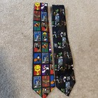 2 Looney Tunes Neck Ties (Stamp Collection) — photo 1
