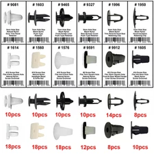 146PCS For Toyota Fender Door Hood Bumper Trim Clip、Retainer Fastener Assortment