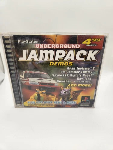 Playstation Underground Jampack Winter 99 (Sony Playstation 1) PS1 Tested Clean.