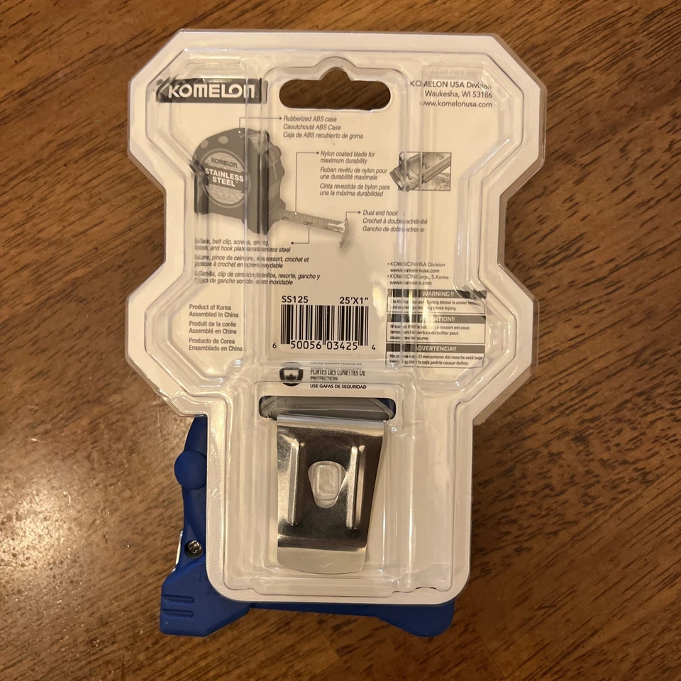 Komelon Stainless Steel 25 Ft. Tape Measure SS125 SS125 650056034254 - Image 2 of 3