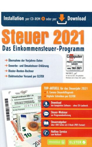 Aldi Steuer 2021 Download Code - OHNE die CD, Sofortversand Am Selben Tag!!! - Bild 1 von 1