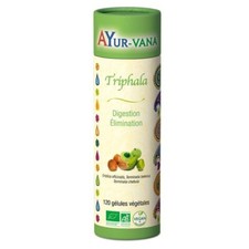 Triphala bio Digestion Elimination 120 gélules végetales Ayur-Vana
