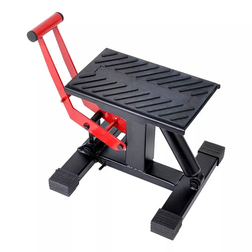 Adjustable Motorcycle Dirt Bike Stand Jack Lift Off Road Motocross Repair Rack - Picture 5 of 6