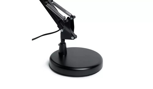 Habitat Swing Arm Desk Lamp Adjustable Cone-Shade Reading Lamp With Moving Joint - Picture 3 of 5