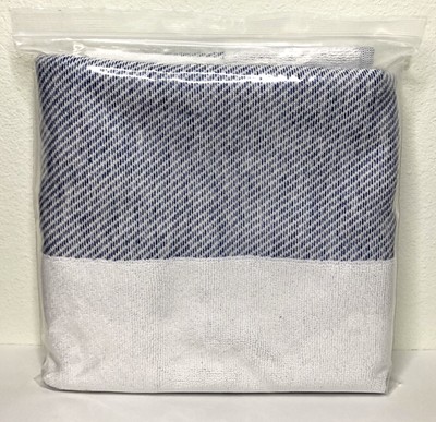 Restoration Hardware Heathered Cotton Linen Reversible Bath Mat