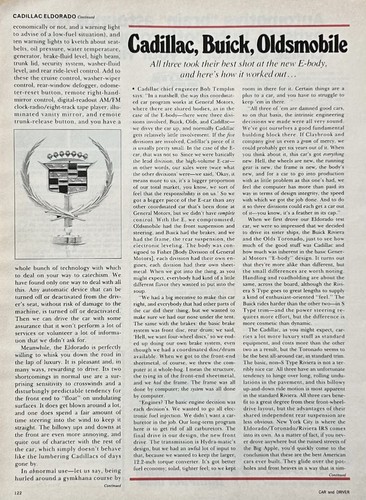 1979 Road Test Cadillac Eldorado 2-Door Sedan 6 pages Pics Specs Info - Picture 3 of 7
