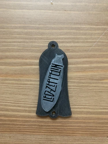 GUITAR TRUSS ROD COVER Custom Led Zeppelin Fits GIBSON USA - CUSTOM PLASTIC 3D 