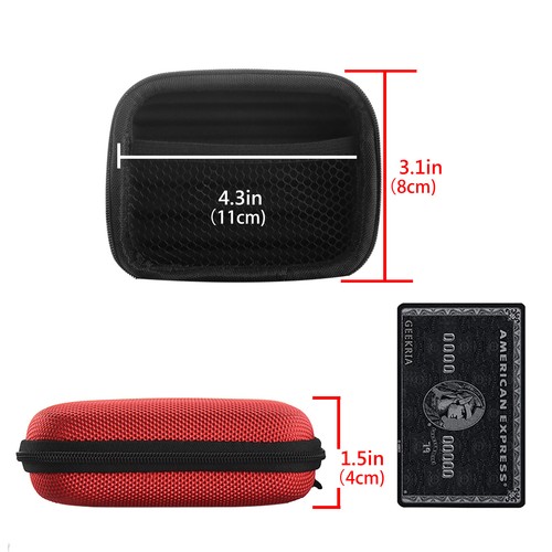Geekria Carrying Case for Beats Powerbeats3, BeatsX, Urbeats3 Headphones - Picture 4 of 6