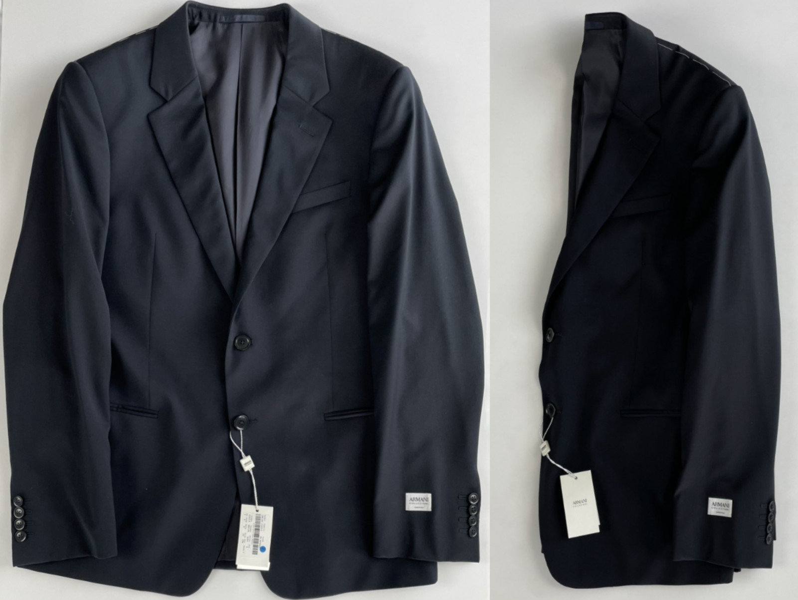 Armani Collezioni X LINE Virgin Wool Suit Jacket Regular Blazer New 52