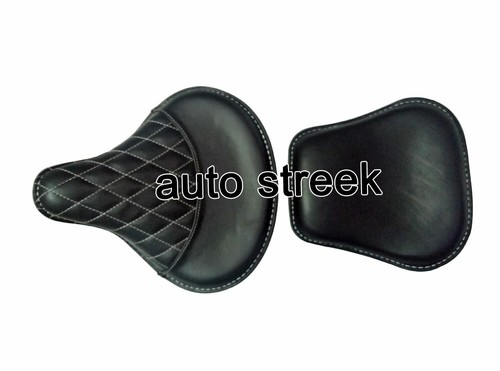 Per Reale Enfield Classico 350 Cc 500 Anteriore E Retro Pelle Sedile Nero Colore - Foto 4 di 5