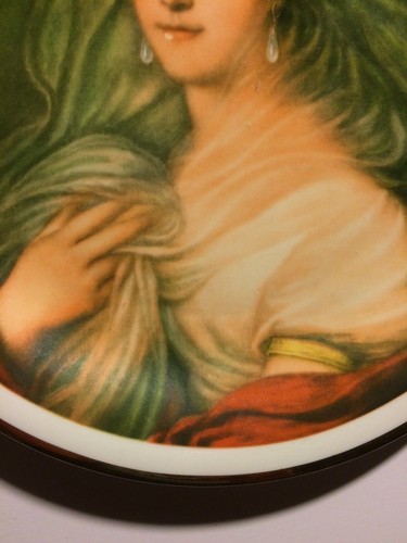 Rare Vintage Wawel Franciszek Ksawery Lampi Painting Decorative Plate Poland A4 - Imagen 4 de 10
