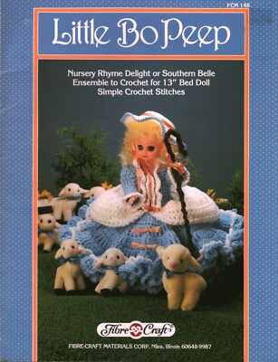 Little Bo Peep Nursery Rhyme Delight Doll Clothes | Fibre Craft FCM148
