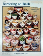 Bordering on Basket Liners Lynn Waters Busa Graph-It Arts Cross-Stitch Leaflet 
