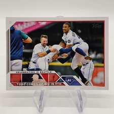2023 Topps Series 1 Celebration In Seattle #174 Toro Comes Up Big Checklist