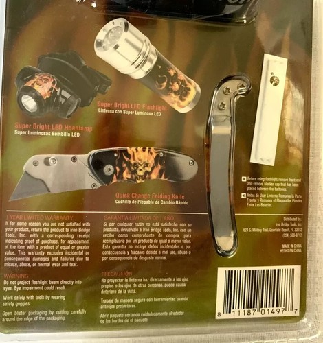 Flame Value Pack Led !!! Folding knife/Led flashlight/Led headlamp - Picture 2 of 4