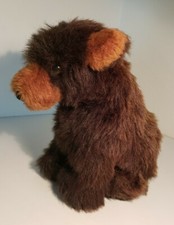 Vintage Dakin Plush Pillow Pets Sitting Brown Bear, Made jn Mexico , 1980