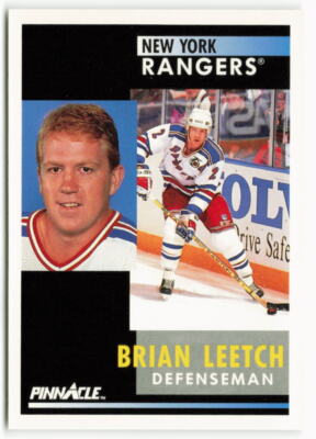 1991-92 Brian Leetch Pinnacle - New York Rangers