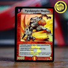 PROMO - 85a/110 - Pyrokämpfer Magnus - Duel Masters - German - Rare - DM06 DM6