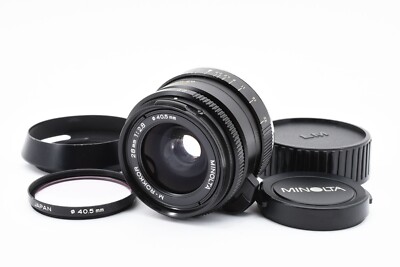 Leitz Minolta CL / M-Rokkor 28mm 1:2.8付 Minolta M-Rokkor 28mm f/2.8 Lens for CL CLE Leica M w/Hood