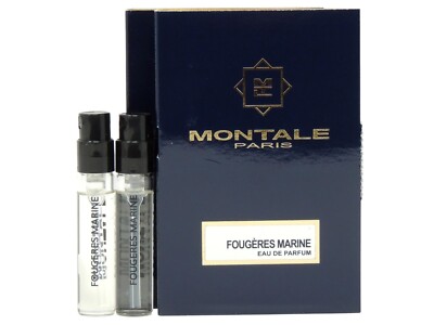 MONTALE PARIS FOUGERES MARINE EDP 2.0ml .06oz x 2 COLOGNE PERFUME SPRAY SAMPLES