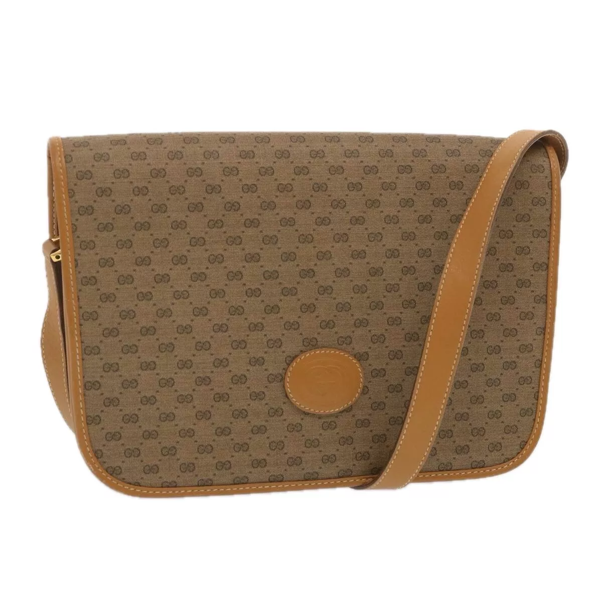 Sac à bandoulière GUCCI Micro GG Supreme PVC beige authentique bs12881