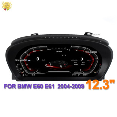 For BMW 5 Series E60 E61 12.3'' Digital Speedometer Instrument Cluster 2004-2009